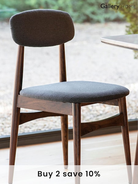 Gallery Home Set of 2 Brown Horley Dark Wood Chairs (A07519) | £435