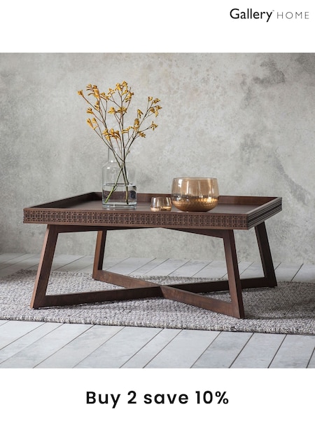 Gallery Home Brown Norfolk Coffee Table (A07810) | £295