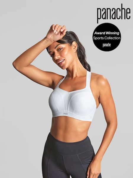 Panache Power Wired Padded Sports Bra (A08222) | £45
