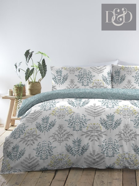 Dreams & Drapes Blue Emily Duvet Cover and Pillowcase Set (A08376) | £18 - £35