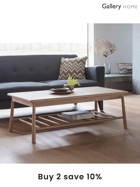 Gallery Home Brown Virginia Rectangle Coffee Table (A09994) | £395
