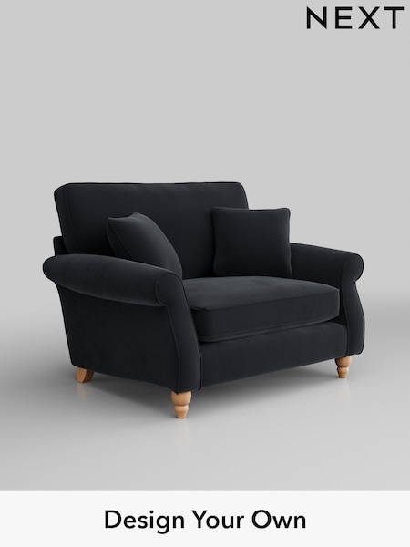 Plush Velvet Easy Clean/Charcoal Grey Ashford (A14269) | £1,099