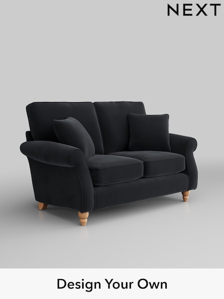 Plush Velvet Easy Clean/Charcoal Grey Ashford (A14269) | £1,175