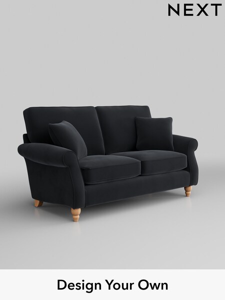 Plush Velvet Easy Clean/Charcoal Grey Ashford (A14269) | £1,550