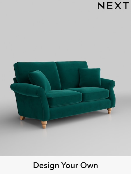 Plush Velvet Easy Clean/Juniper Green Ashford (A14273) | £1,550