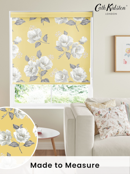 Cath Kidston Yellow Wild Poppies Citrine Made To Measure Roller Blind (A18798) | £58