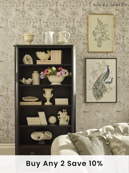 Laura Ashley Black Henshaw 2 Drawer Single Bookcase (A18934) | £945