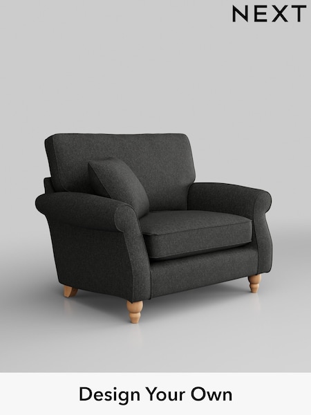 Tweedy Blend Easy Clean/Charcoal Grey Ashford (A19226) | £875