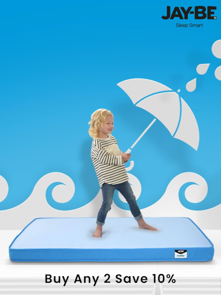 Jay-Be Waterproof Anti-Allergy Anti-Microbial Foam Free Sprung Mattress (A26338) | £155