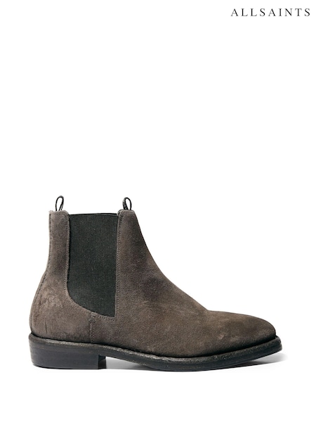 AllSaints Grey Eli Boots (A26507) | £229