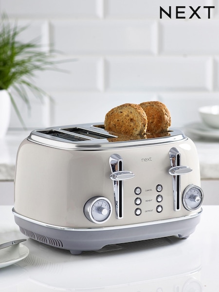 Cream Dial 4 Slice Toaster (A27487) | £55