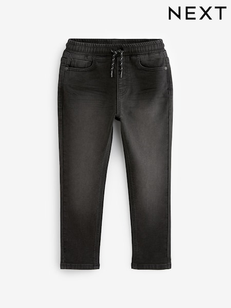 Black Regular Fit Stretch Elasticated Waist Jeans (3-16yrs) (A27845) | £13 - £18