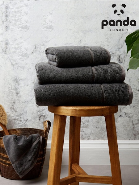 Panda London Grey Panda Bamboo Ink Towel (A28596) | £17 - £45