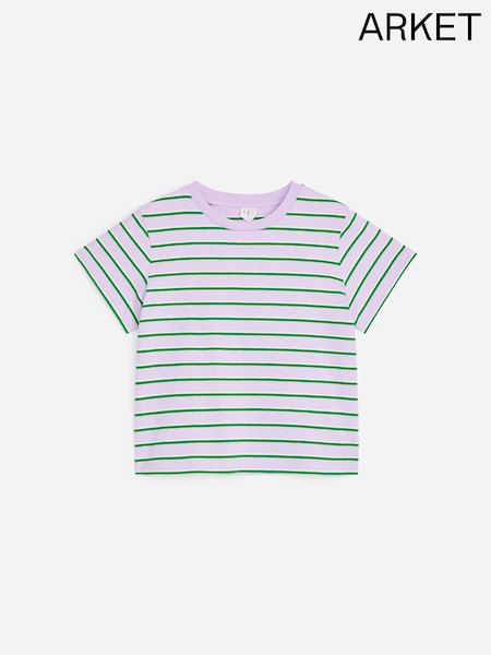 Purple - Arket Wide-fit T-shirt