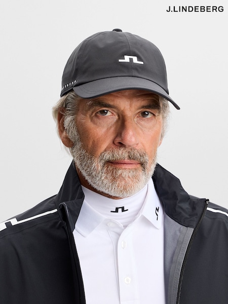 Black - Regular J.lindeberg Vinny Weather Proof Golf Cap