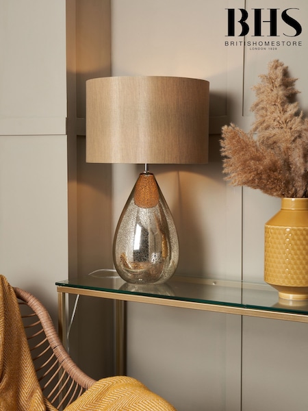 BHS Gold Renley Table Lamp (A32146) | £80