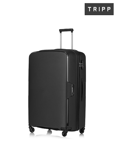 Tripp Black Large Escape 4 Wheel 77cm Suitcase (A34104) | £75