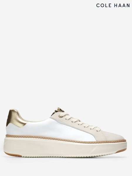 Cole Haan Grandpro Topspin White Trainers (A34813) | £120