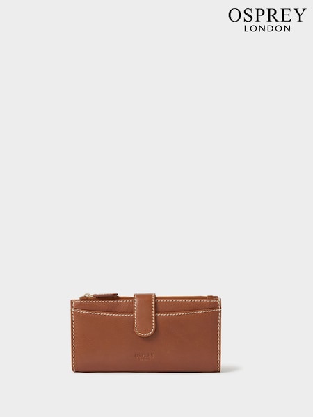 Brown - Osprey London The Vintage Savanna Matinee Purse