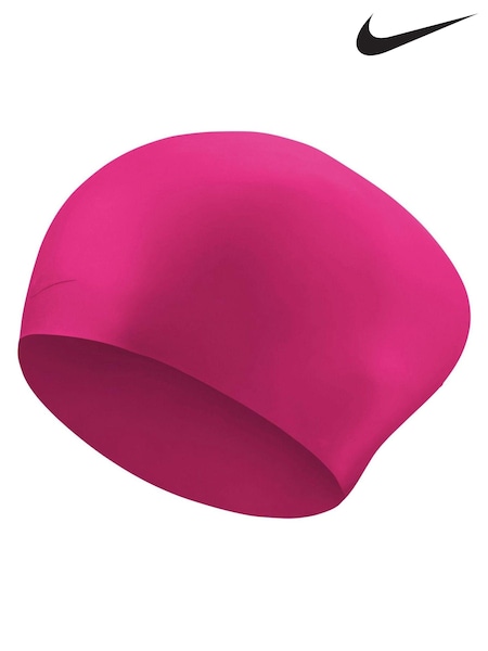 Nike Pink Long Hair Swim Cap (A35824) | £11