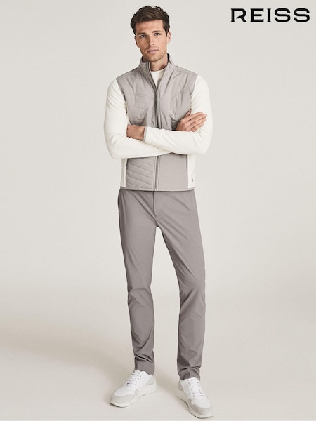 Reiss Grey Reiss Ranger Performance Slim Fit Trousers (A36973) | £135