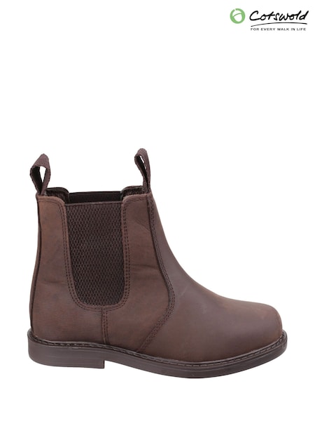 Cotswold Camberwell Pull On Dealer Brown Boots (A37647) | £40