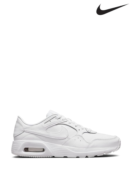 Nike White Air Max SC Leather Trainers (A38382) | £83