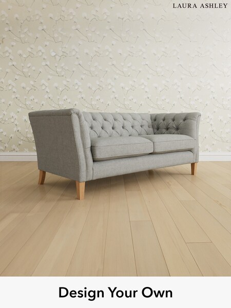 Anneliese/Steel Grey Chatsworth Button Back By Laura Ashley (A39210) | £1,500