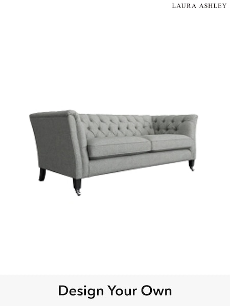 Anneliese/Steel Grey Chatsworth Button Back By Laura Ashley (A39210) | £1,600
