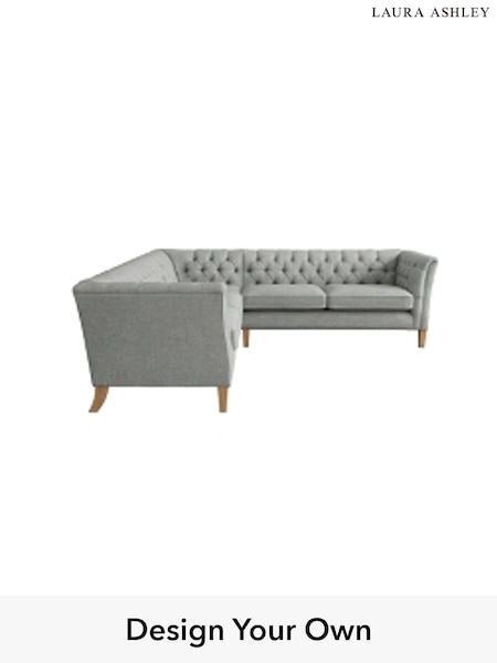 Anneliese/Steel Grey Chatsworth Button Back By Laura Ashley (A39210) | £650 - £3,050