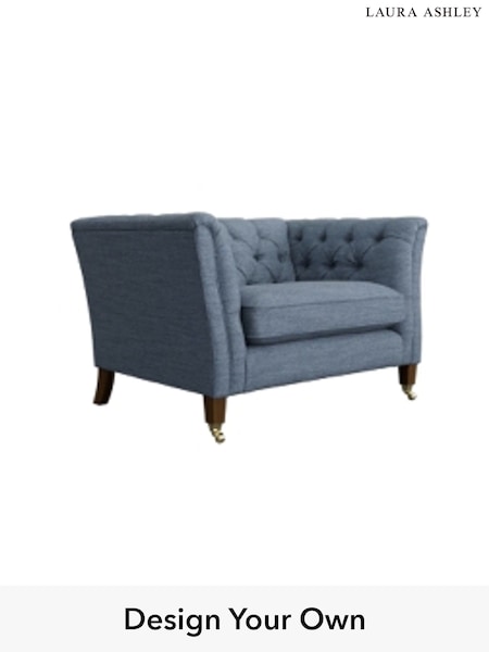 Harley/Seaspray Blue Chatsworth Button Back By Laura Ashley (A39214) | £1,200