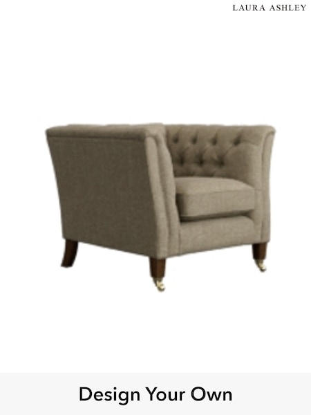 Katrina/Sable Natural Chatsworth Button Back By Laura Ashley (A39218) | £1,100
