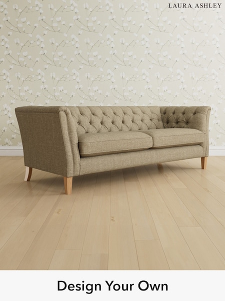 Katrina/Sable Natural Chatsworth Button Back By Laura Ashley (A39218) | £700 - £3,150