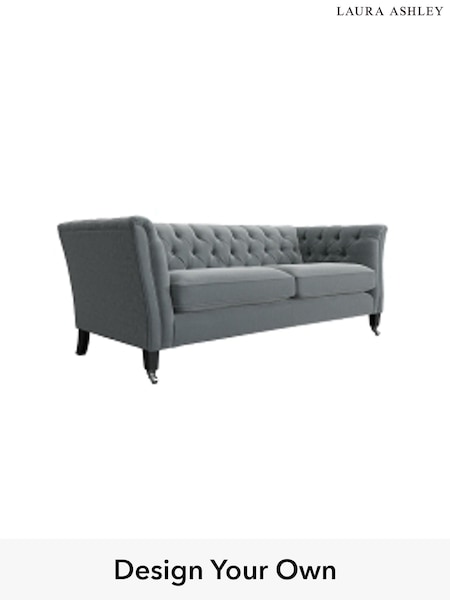Kendrick/Steel Grey Chatsworth Button Back By Laura Ashley (A39220) | £1,450