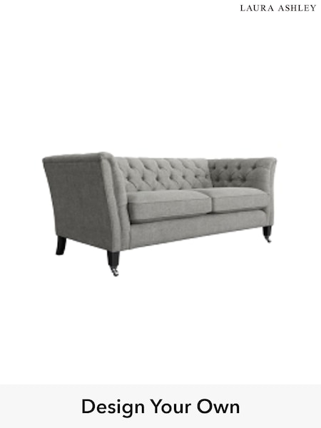 Orla/Pale Steel Grey Chatsworth Button Back By Laura Ashley (A39225) | £1,575