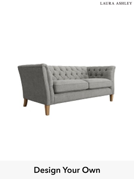 Orla/Pale Steel Grey Chatsworth Button Back By Laura Ashley (A39225) | £700 - £3,150