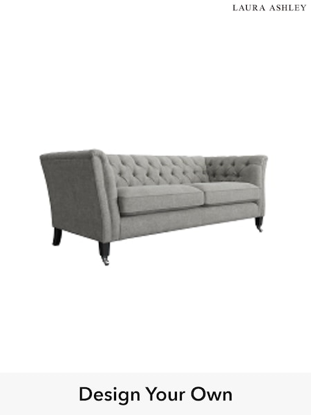 Orla/Pale Steel Grey Chatsworth Button Back By Laura Ashley (A39225) | £1,675