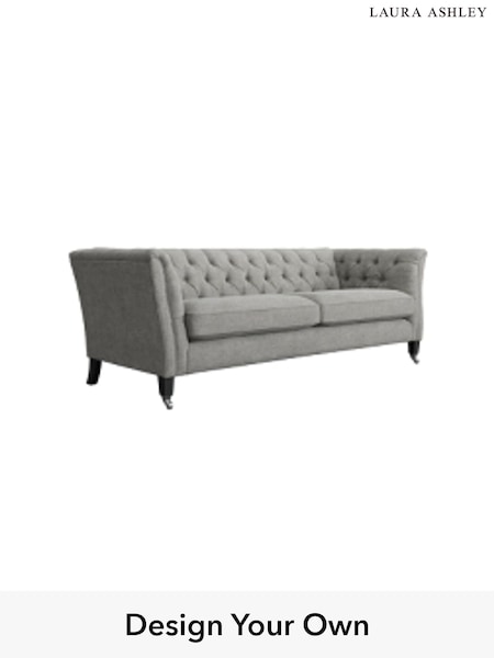 Orla/Pale Steel Grey Chatsworth Button Back By Laura Ashley (A39225) | £1,775