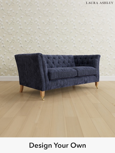 Kingsley Velvet/Midnight Navy Chatsworth Button Back By Laura Ashley (A39251) | £1,500