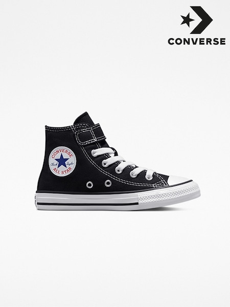 Converse Black 1V High Top Junior Trainers (A39521) | £40