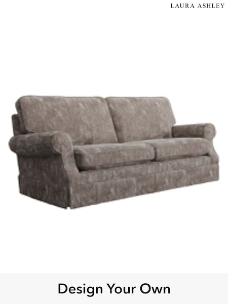 Kingsley Velvet/Pale French Grey Padstow By Laura Ashley (A39875) | £1,500