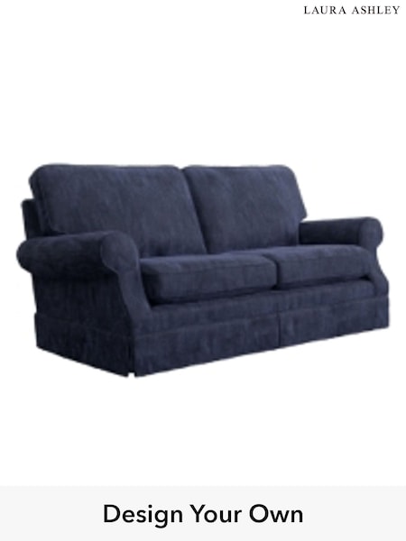 Kingsley Velvet/Midnight Navy Padstow By Laura Ashley (A39907) | £1,400