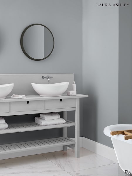 Laura Ashley Slate Grey White 2.5 Litre Kitchen And Bathroom Paint (A40016) | £46