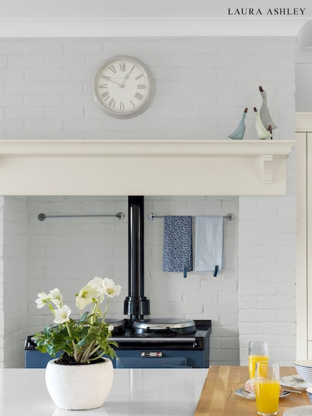 Laura Ashley Silver White Kitchen And Bathroom Paint (A40024) | £46