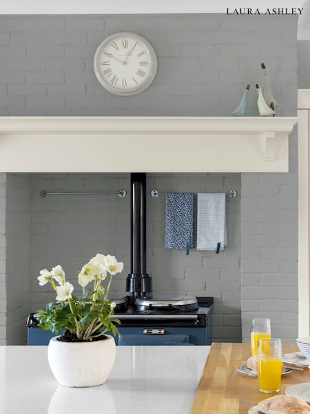 Laura Ashley Pale Steel Grey 2.5 Litre Kitchen And Bathroom Paint (A40027) | £46