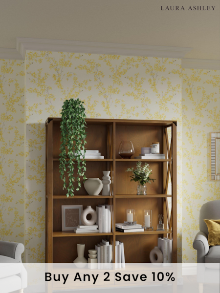 Laura Ashley Honey Gold Balmoral Two Drawer Double Bookcase (A40630) | £1,195