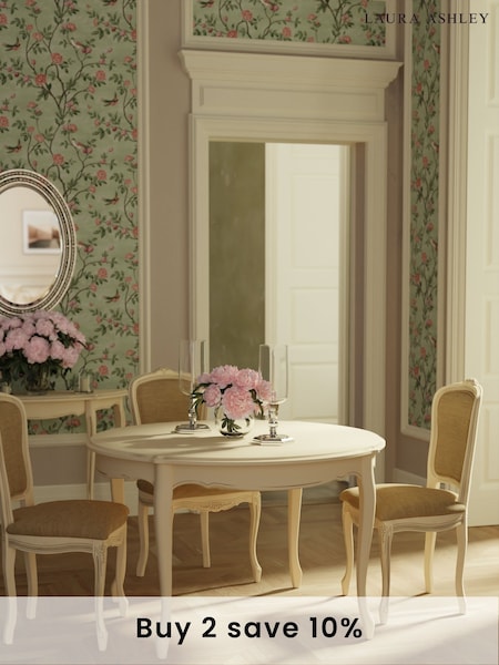 Laura Ashley Ivory Provencale Round Dining Table (A40733) | £695