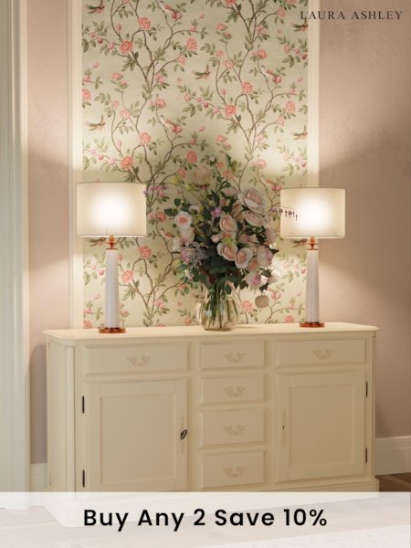 Laura Ashley Ivory Provencale 2 Door 6 Drawer Sideboard (A40736) | £1,395