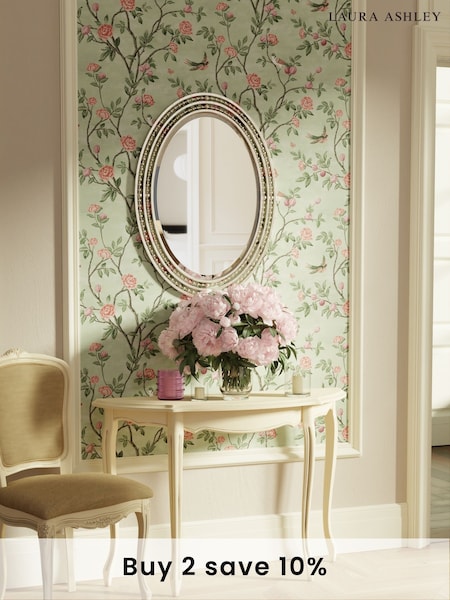 Laura Ashley Ivory Provencale Half Moon Console Table (A40739) | £425