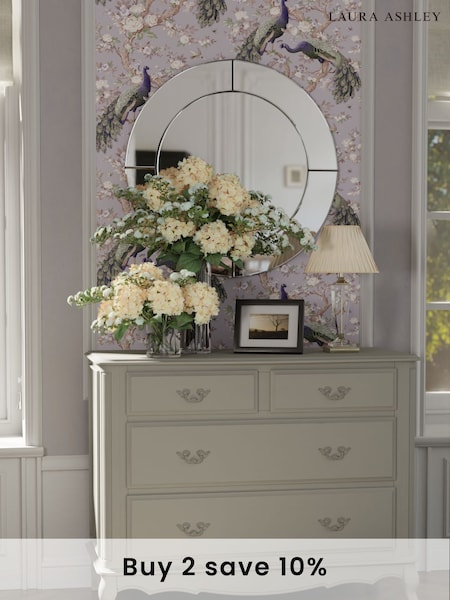 Laura Ashley Dove Grey Provencale Chest Of 4 Drawers (A40769) | £1,150